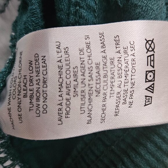 BDG Urban Outfitters  High and Wide 100% Cotton Green Corduroy Pants Sz 34 - Picture 11 of 14